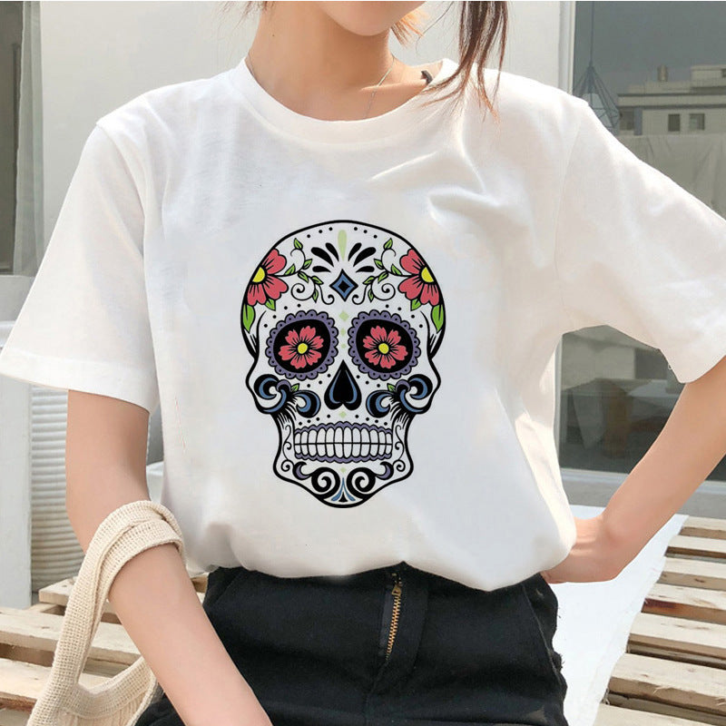 Skull short sleeve T-shirt