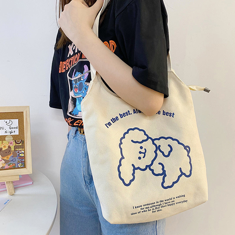 Take a shoulder bag women canvas bag