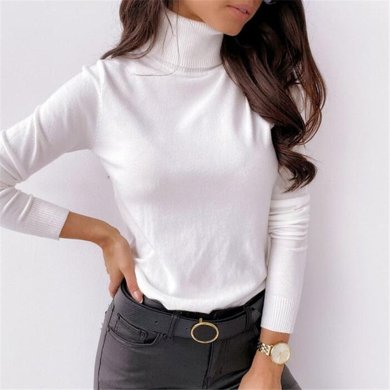 Casual High Neck Blouse