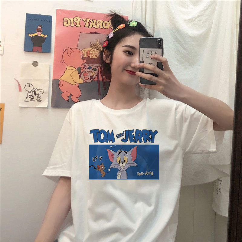 Cartoon short sleeve t-shirt