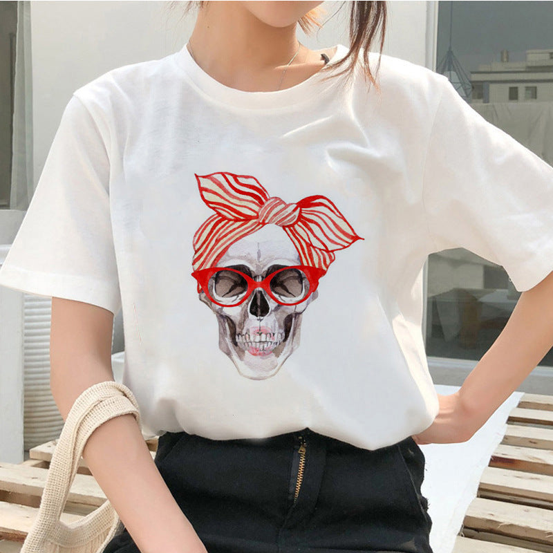 Skull short sleeve T-shirt