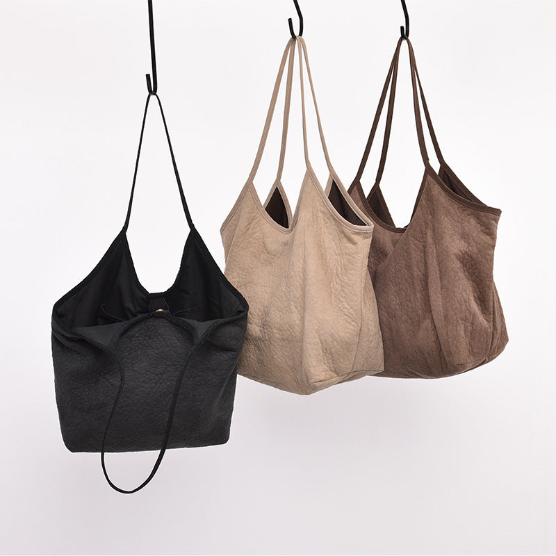 Suede cloth bag shoulder bag women bag