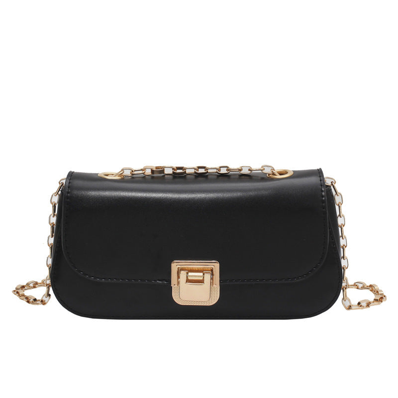 Textured Small Bag Women All-match Chain Shoulder Bag