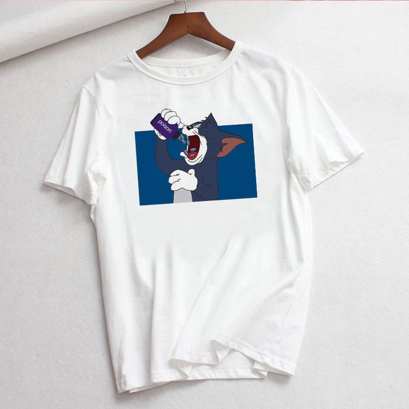 Cartoon short sleeve t-shirt