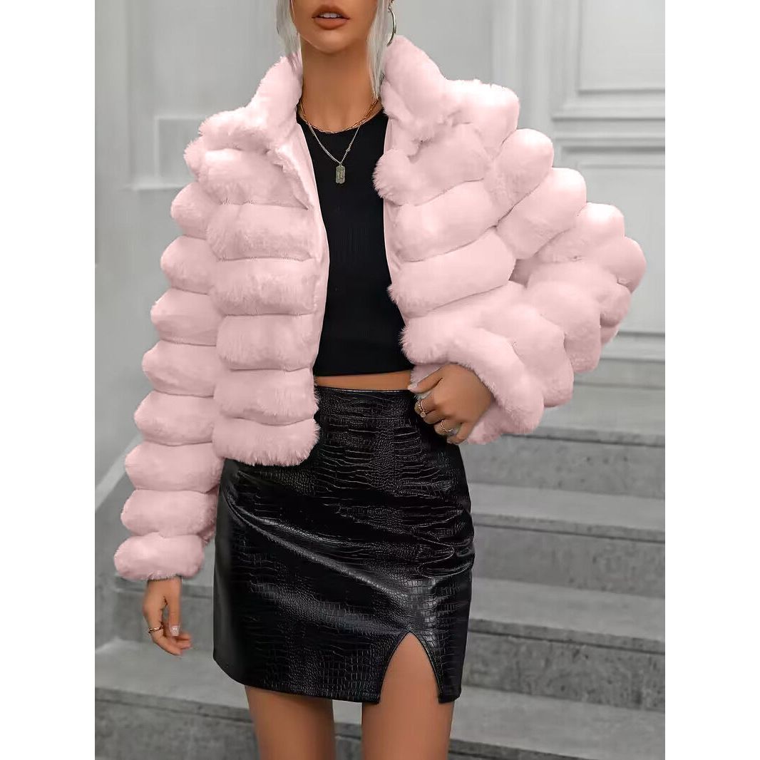 Autumn And Winter Imitation Fur Coat Short Women