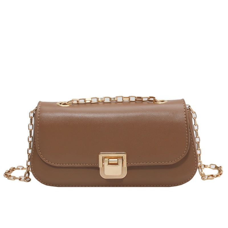 Textured Small Bag Women All-match Chain Shoulder Bag