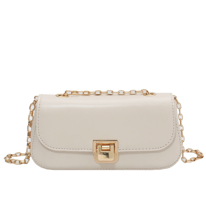 Textured Small Bag Women All-match Chain Shoulder Bag