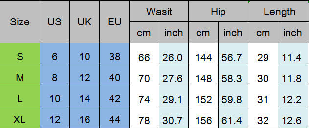 Summer European Shorts